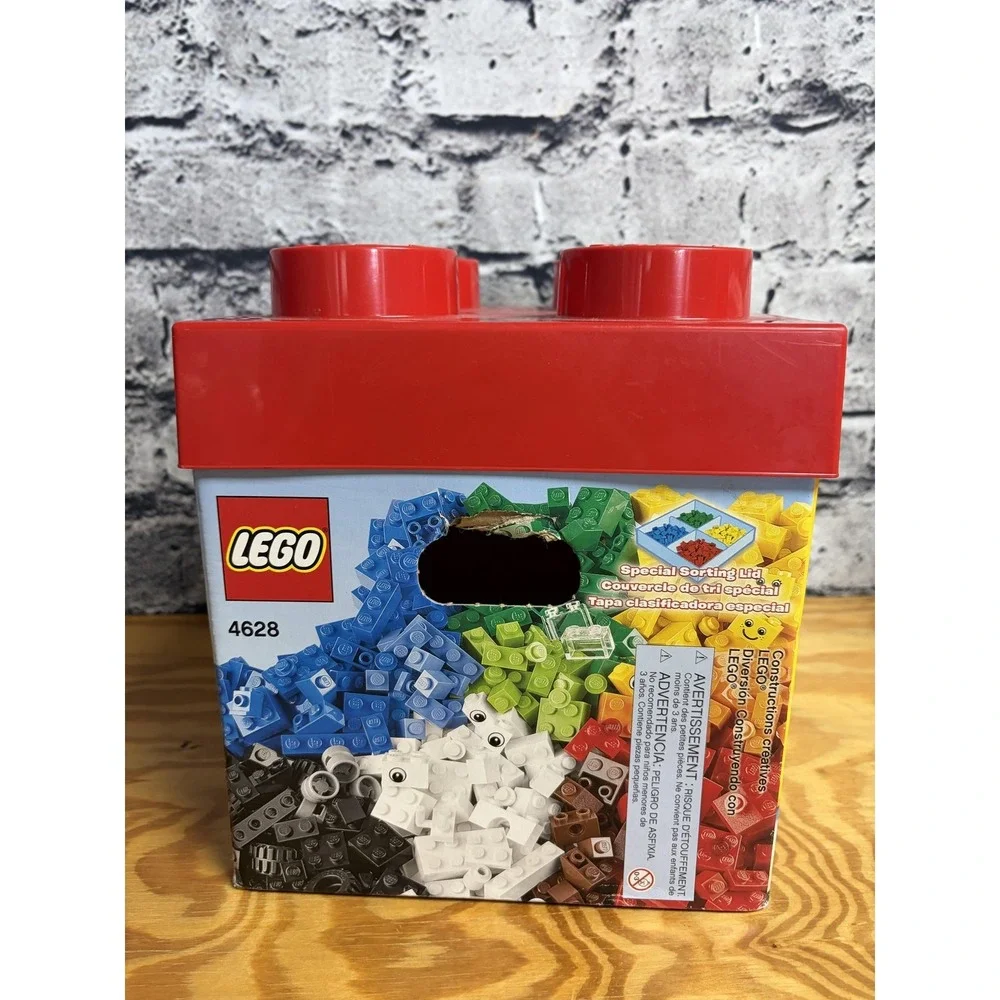 LEGO Bricks & More 4628‎ Fun With Bricks Storage Box & Sorting Lid Only Red